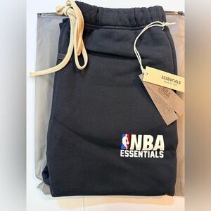 Fear of god essentials x NBA relaxed sweatpants black